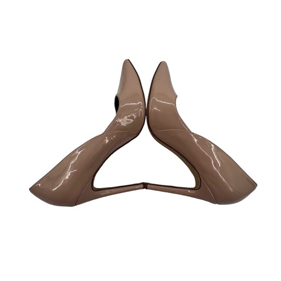 Steve Madden Tan Patent Pallas Pointed Toe Heels Size 8 Women's - Picture 5 of 9
